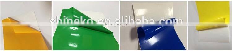 Size 70*100cm colored PVC self adhesive film for label printing