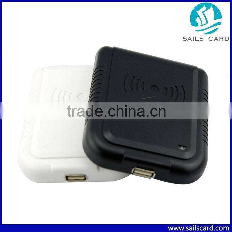 Black Contactless Smart IC Card Reader/Writer with USB Cable