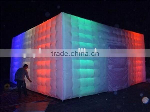 Party / wedding / family use led lighting inflatable photo booth