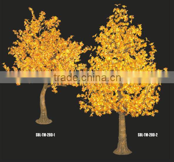 Festive LED artificial apple tree light with best effect