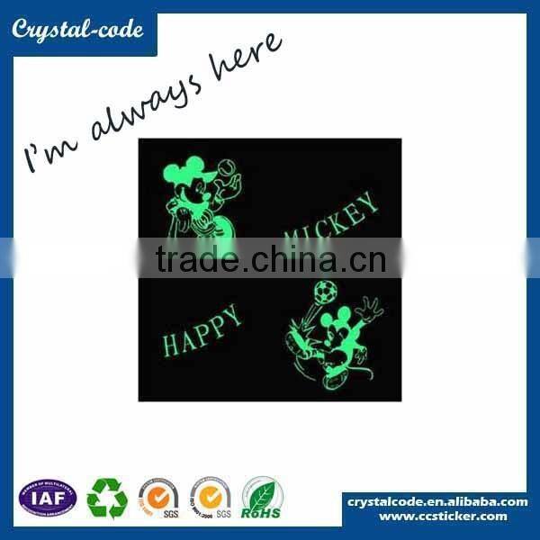 Custom luminous warning stickers labels