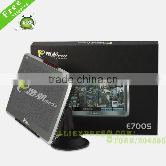 7 inch gps navigation for car Windows CE 6.0 128M RAM 4GB ROM with FM,Bluetooth AV-IN function