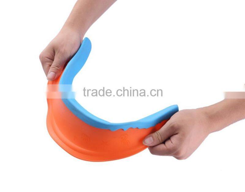 Plastic baby shower cap / protective bath cap