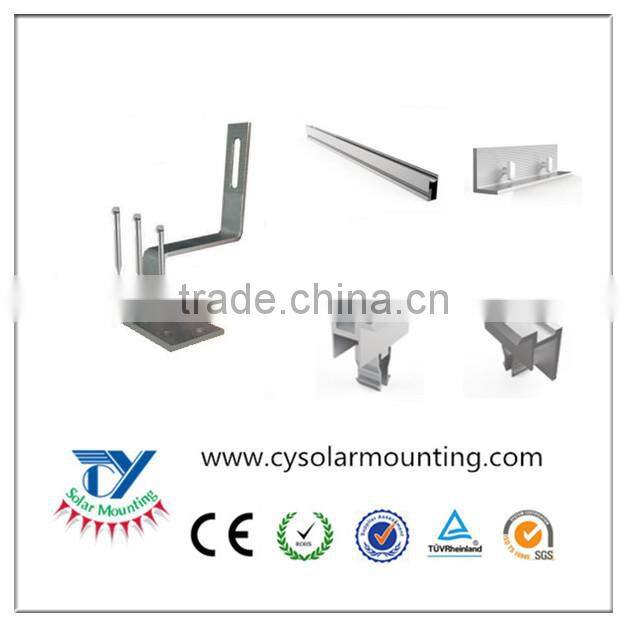 components for roof solar mounting