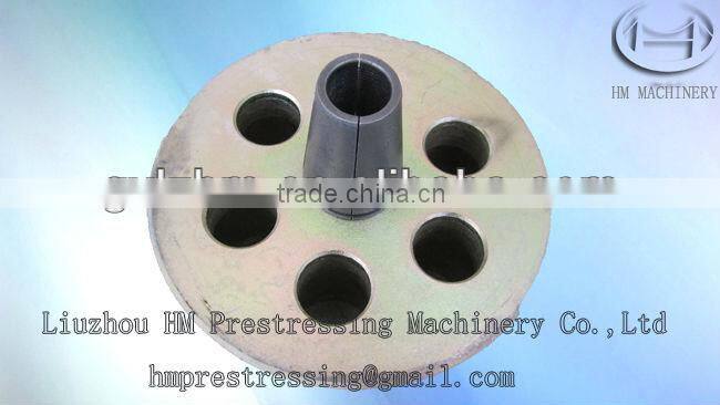 prestressed 6-hole epoxy steel strand galvanized anchorage