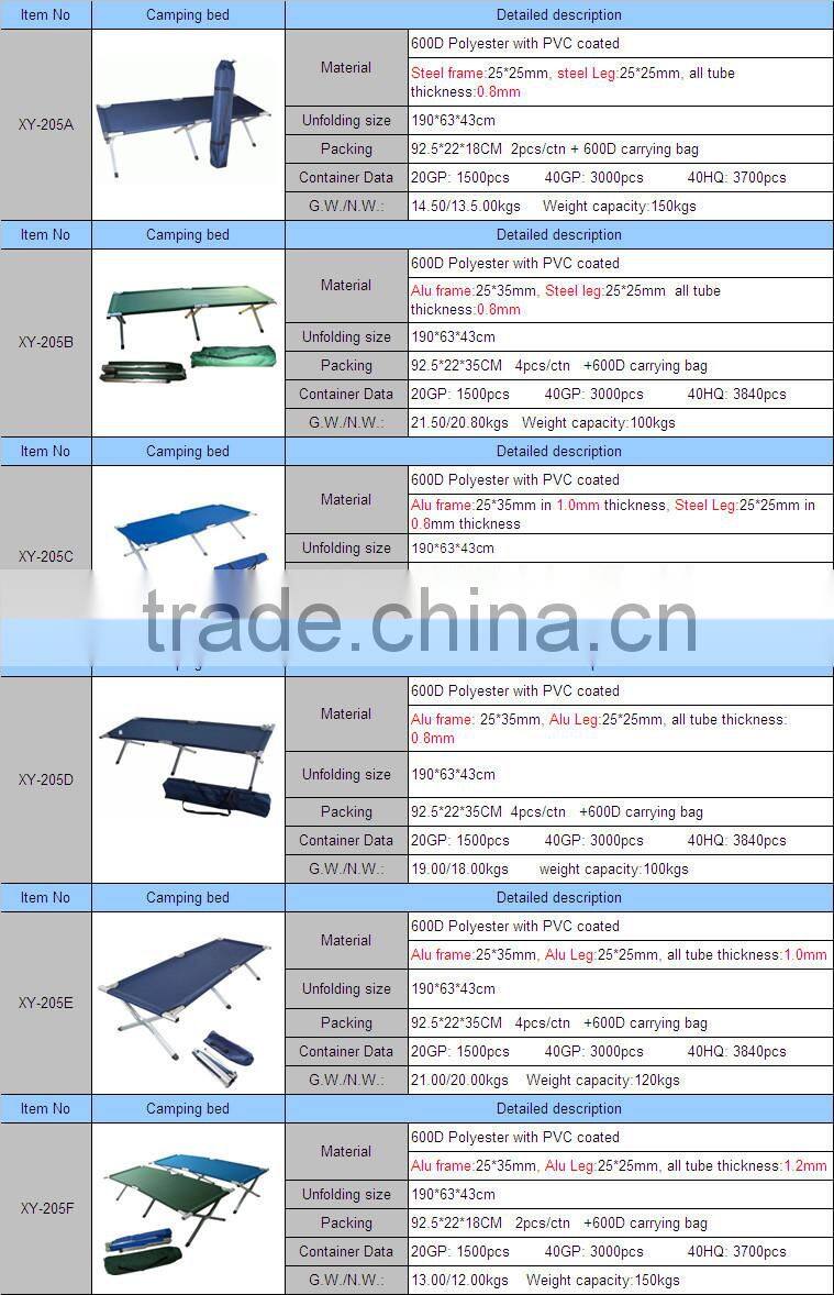 Military Bed, Travel Bed, Camping Equipment