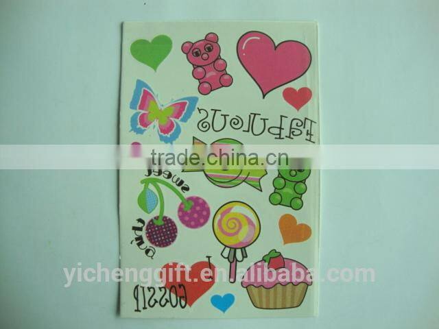 NOT-TOXIC Customized Sweet Tattoo Sticker