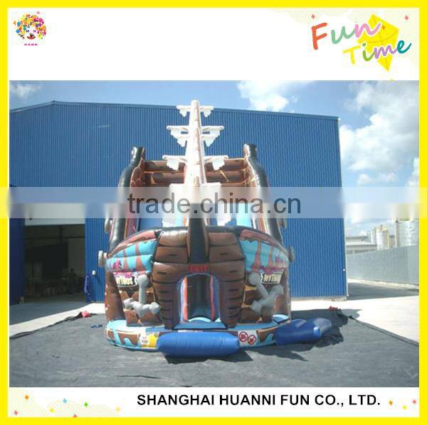 water park equipments, big customized PVC water slides for sale