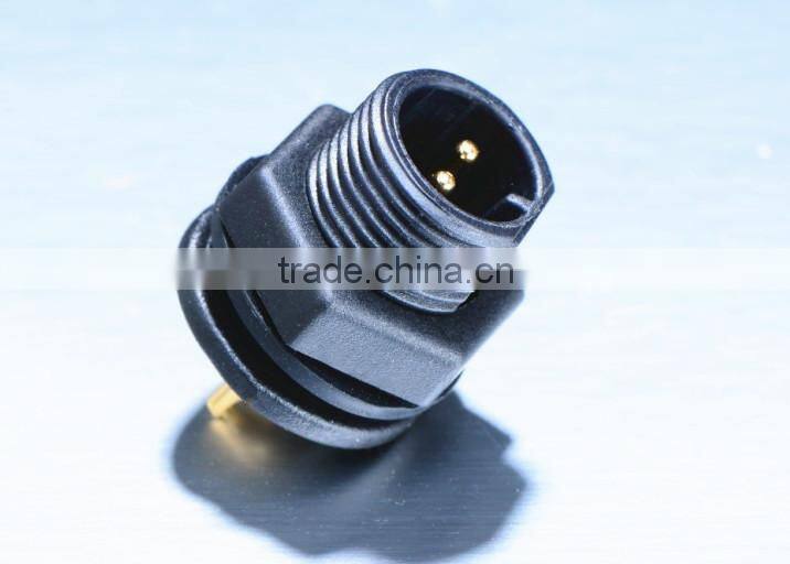 2 pin straight waterproof connector