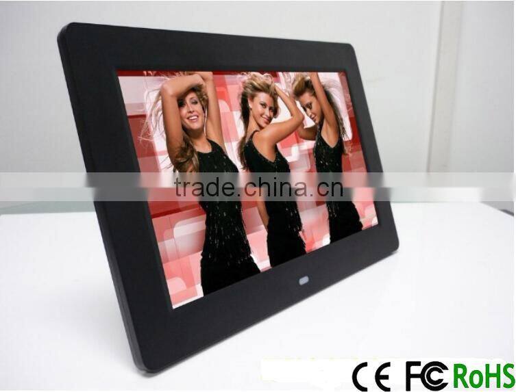 12 inch digital LED AD video loop display screen for POP stand