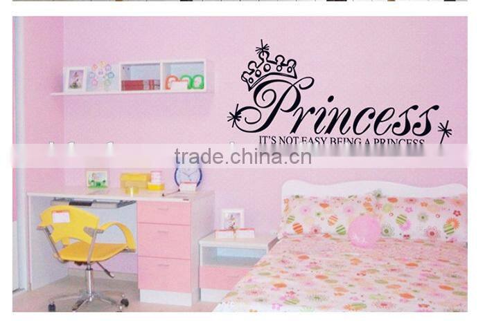 Fashion bedroom decor vinyl word stickers for walls