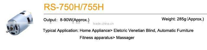 lightweight electric motor RS-750H 755H