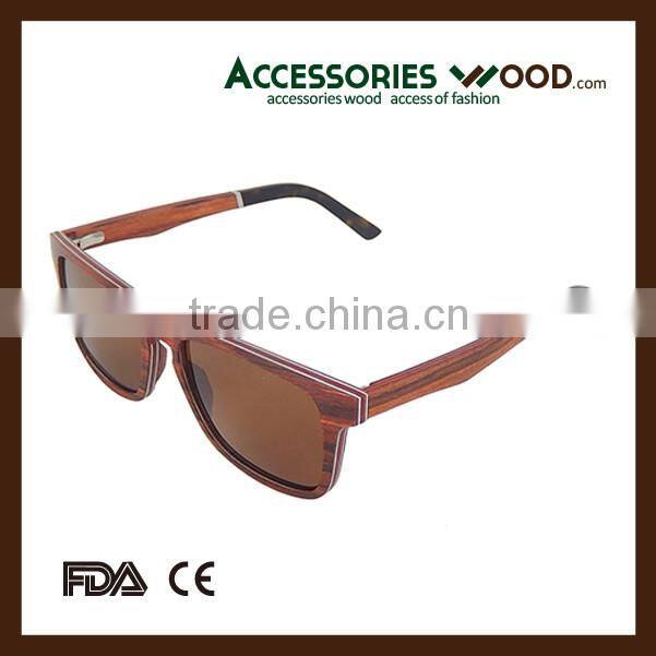 2016 Wood Sunglasses with Polarized and Coating Lenses High Quality Wood Eyewear