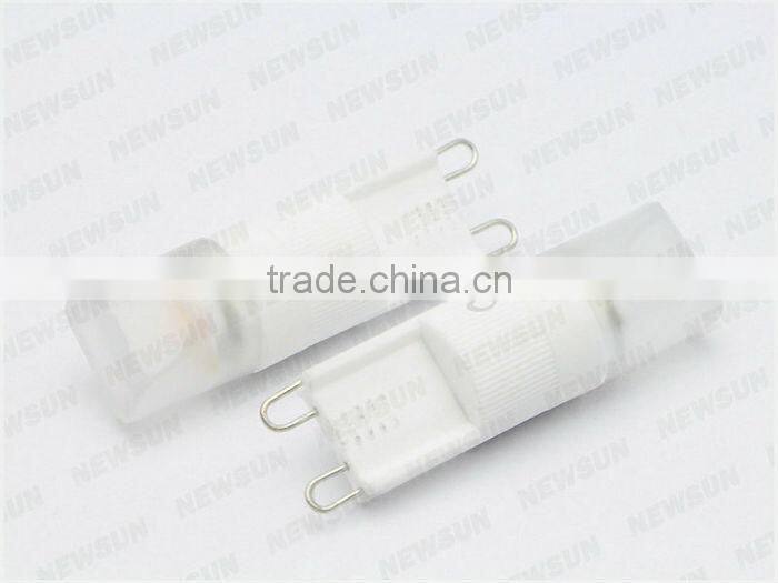 New design COB G9 led light 2W 220V G9 led bulb 2700K high brightness Epistar COB G9