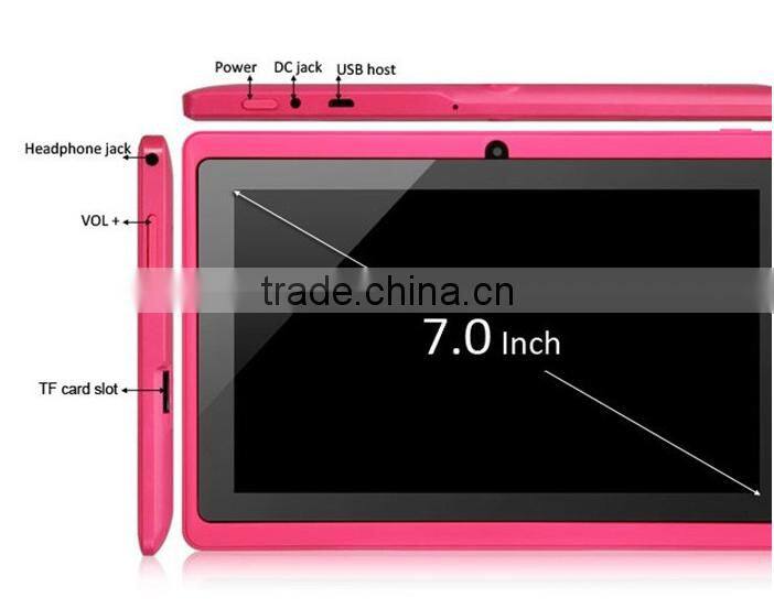 China manufacture professional for 7 inch tablet 2016 android 4.4 slim tablet pc, New Great Asia 7 inch best low price tablet pc