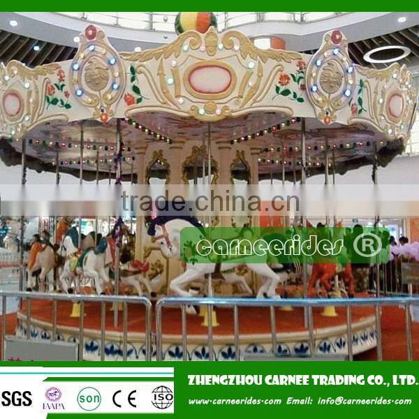 Fairground outdoor Mini musicial merry go round rides for kids!