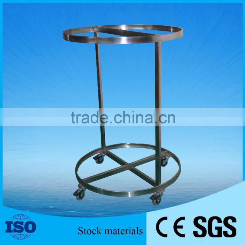 New Design Shopping Mall 4 Wheels Clothes/Carpet Metal Display Rack