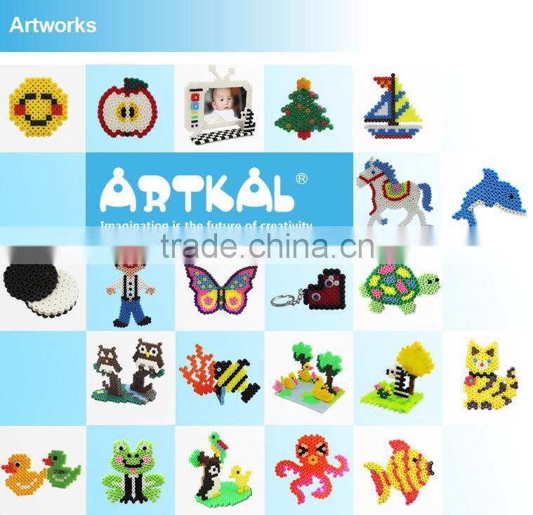 ARTKAL fuse beads 450 beads/box AS124 children intelligent craft toy plastic fuse beads for wholesale