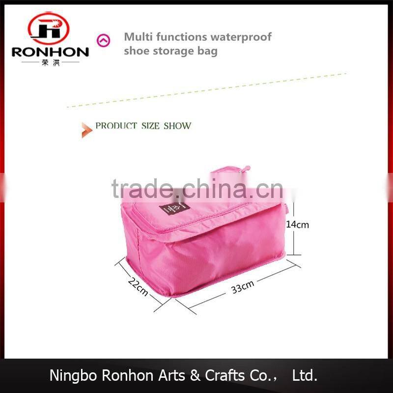 travel shoe organizer oxford foldable shoe storage bag