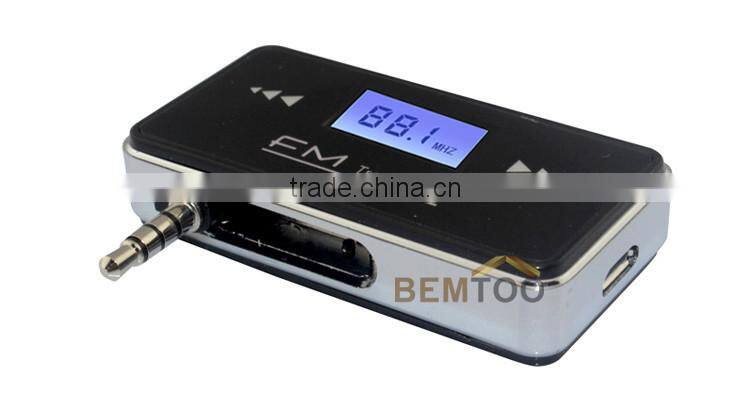 CAR WIRELESS MP3 FM RADIO TRANSMITTER HANDS FREE FOR MOBILE IPAD