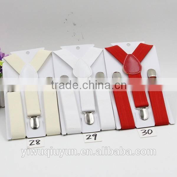 40 colors Lovely Baby Boys Girls Clip-on Suspender Y-Back Child Elastic Suspenders