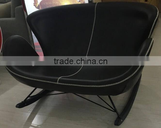 2016 Liansheng leisure PU chair leisure sofa,rocking chair sofa for Living room