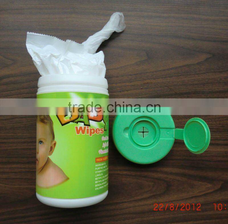 80pc canister tube packed comfort baby wipes, baby skin wet towel