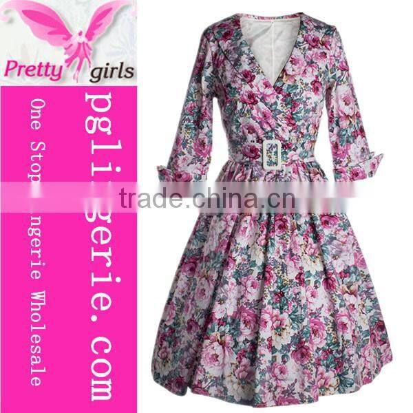 Competitive Price Woman Dress Fashion 2016