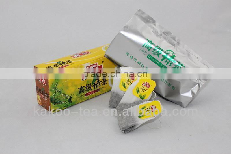 double chamber green tea bag