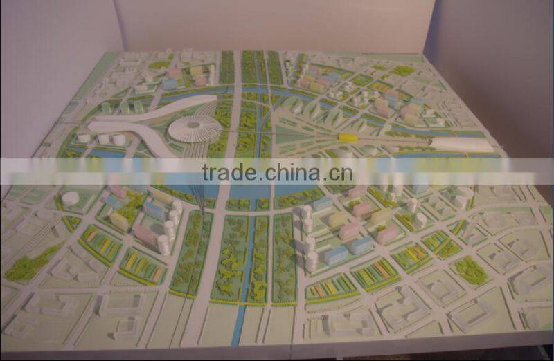 Scale 1/1000 City Programming Project Architectural Model Design