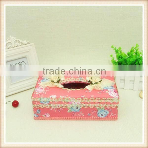 Lovely tissue box with lace for princess