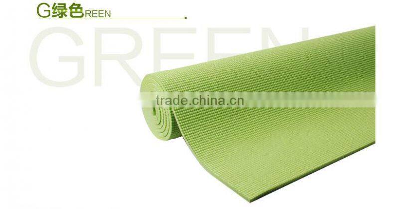 High Quality PVC 8mm Yoga Mat Indoor Fitness Equipments Body building pad