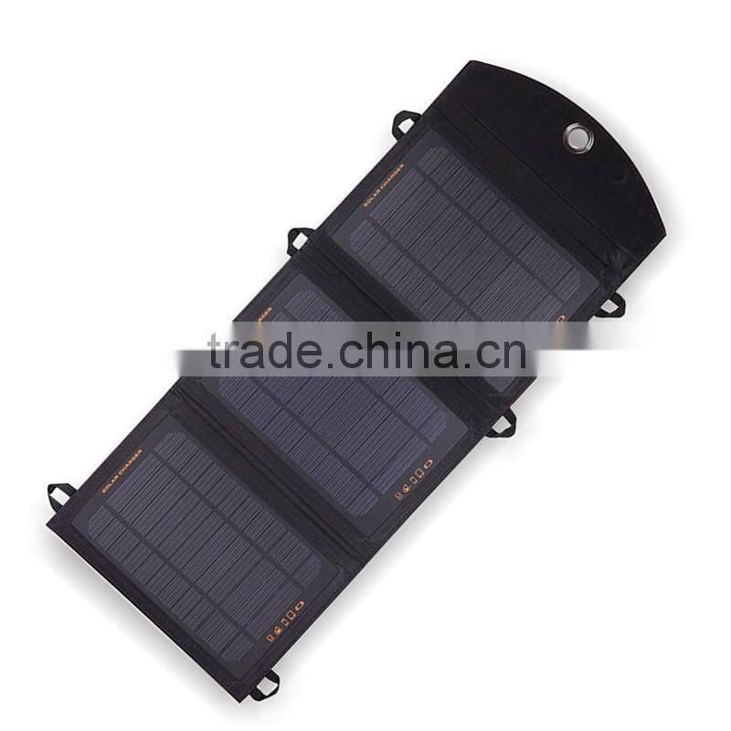 12V 24W flexible foldable solar mobile phone charger