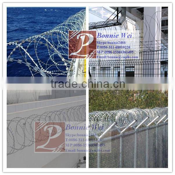 Galvalume concertina for keeping security