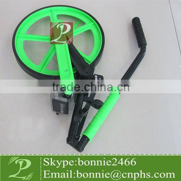 Walking digital distance measuring wheel