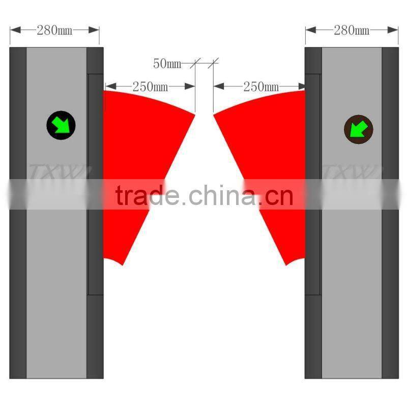 Simple Bridge Bevel Smart flap barrier gate
