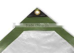 PREMIUM GREEN / SILVER HEAVY DUTY TARP 16' X 20'