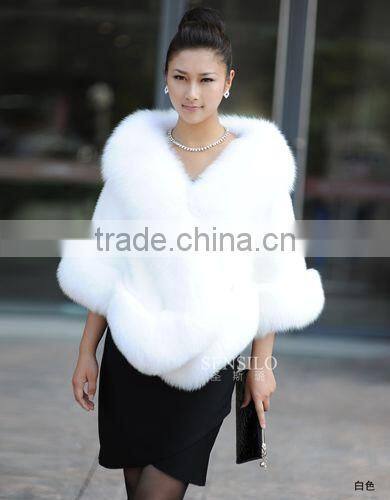 MK001 new style mink fur shawl