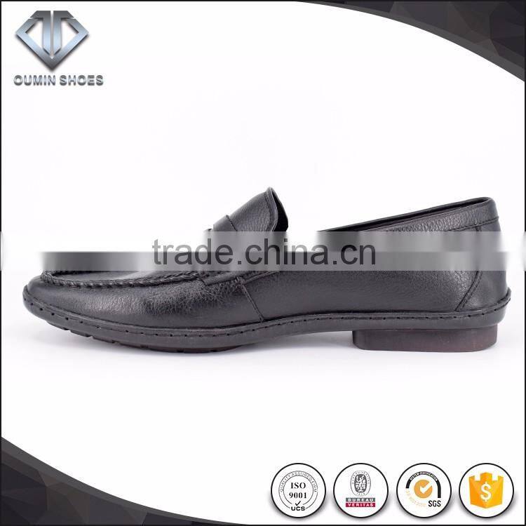 Goodyear driving shoes Injection molding high level 100% genuine leather men shoes