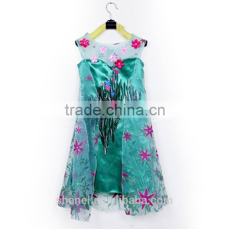 NEW arrival Frozen Elsa princess dress Cinderella princess dress fashion cosplay dress