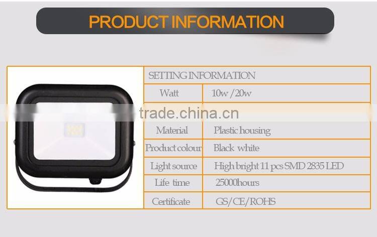 Smart 10W LED Floodlight with 0.3m H05RN-F 2G1.0mm2 cable