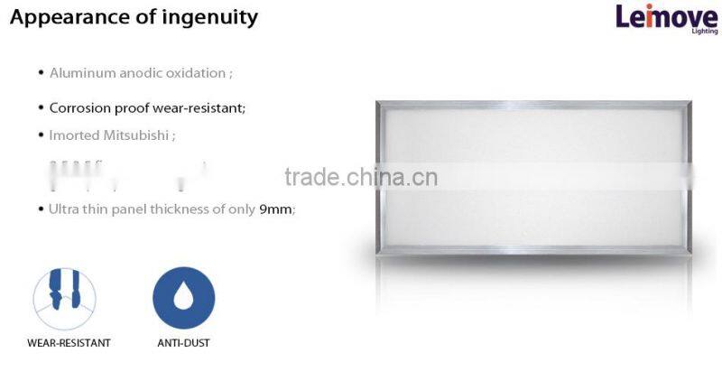 2015 new design 36w ultra thin led panel light