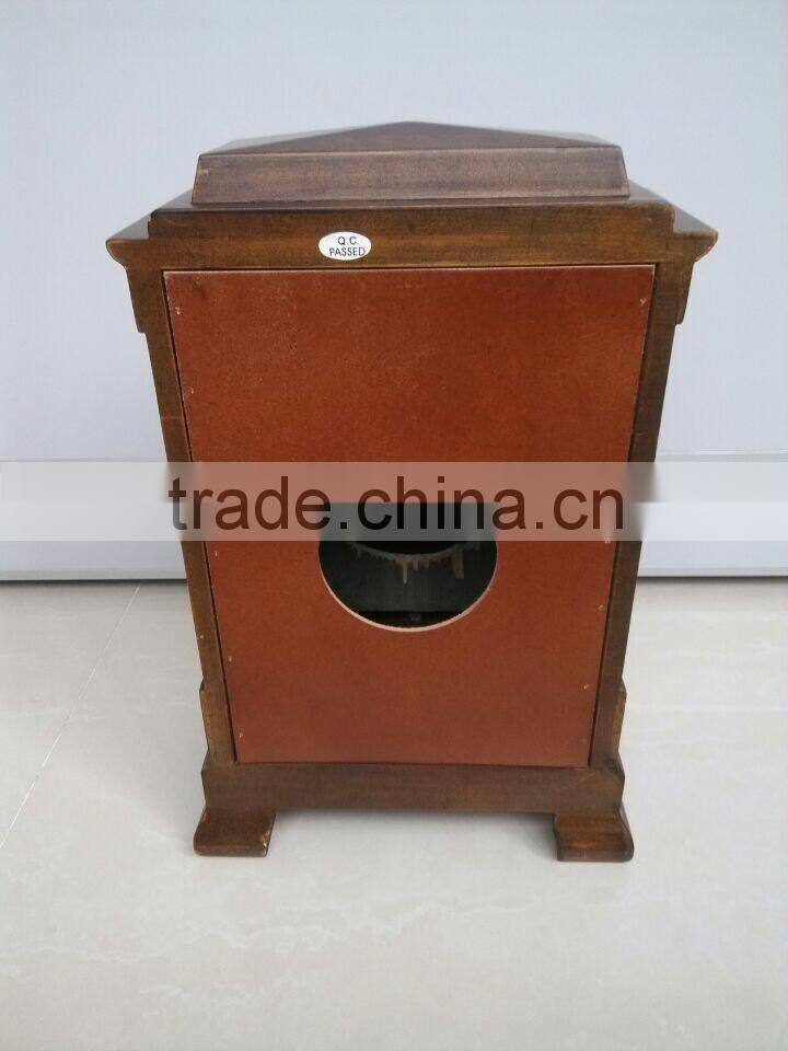 pendulum wall clock day month year clock backwards running clock