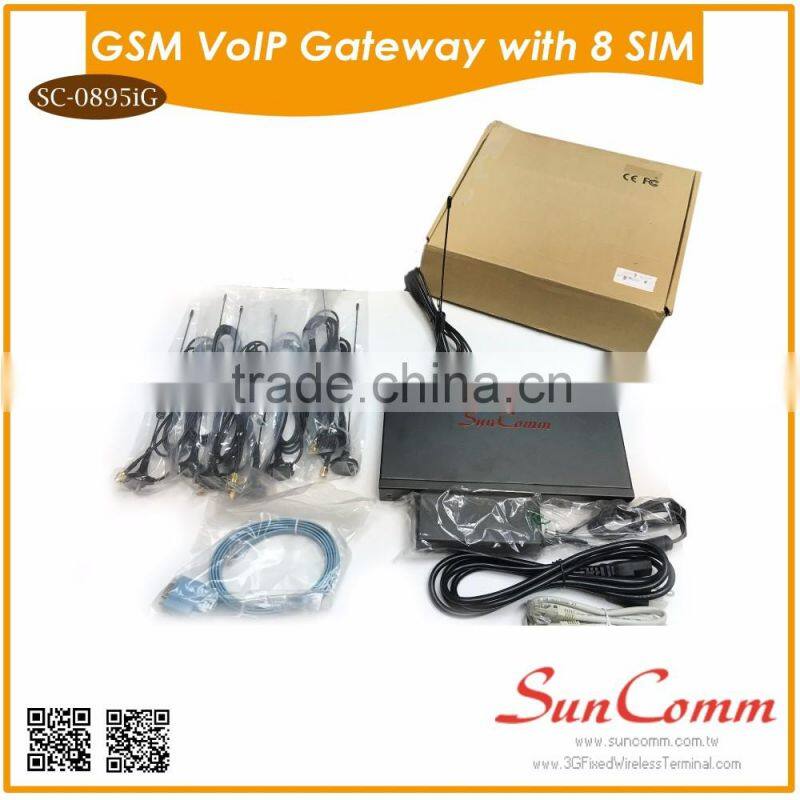 SC-0895iG SMS Quad band GSM GoIP Gateway with 4 sim