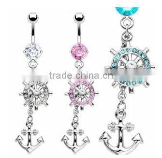 The hot sale Crystal Purple Titanium BCR Captive Ring nose & lip rings