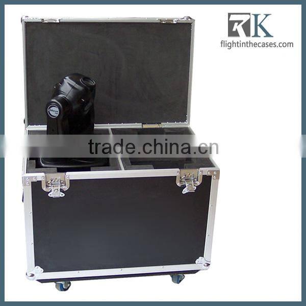 Project moving head light,road case, flight case for 2 X TYPE 250 SMALL HEADS