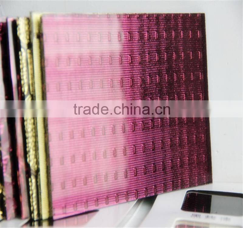 4mm patterned mirror/figured mirror for decoration