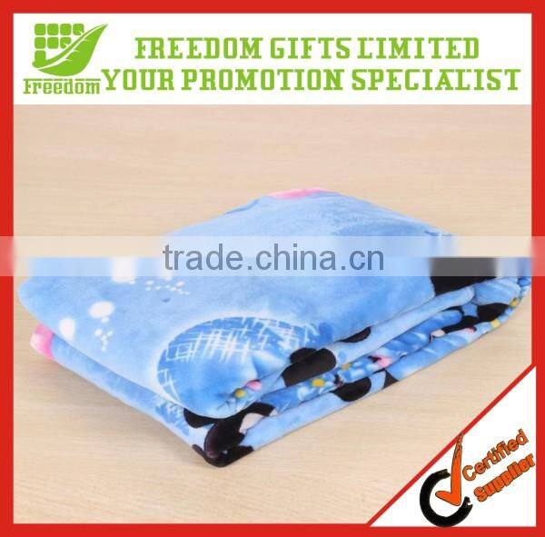 Personalized Logo Penguin Fleece Blanket