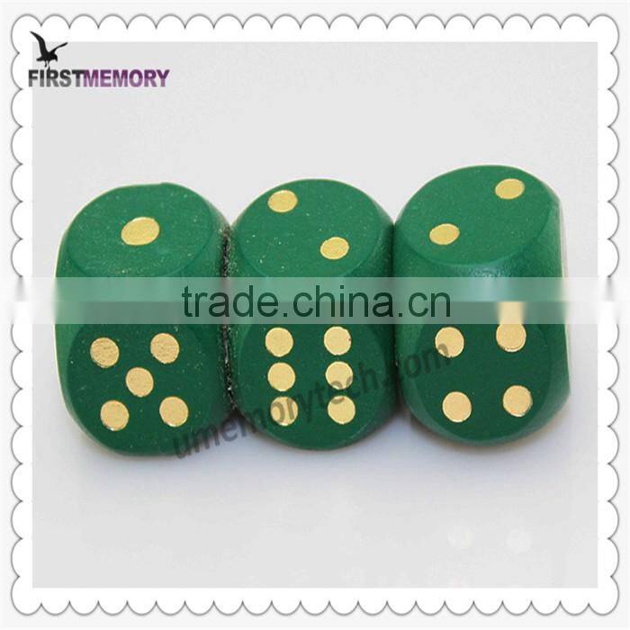 bulk items New Natural Dice blocks shape 1gb thumb drive