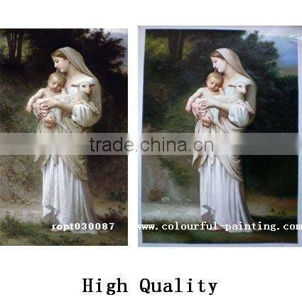 Custom realistic portrait oil painting from photo